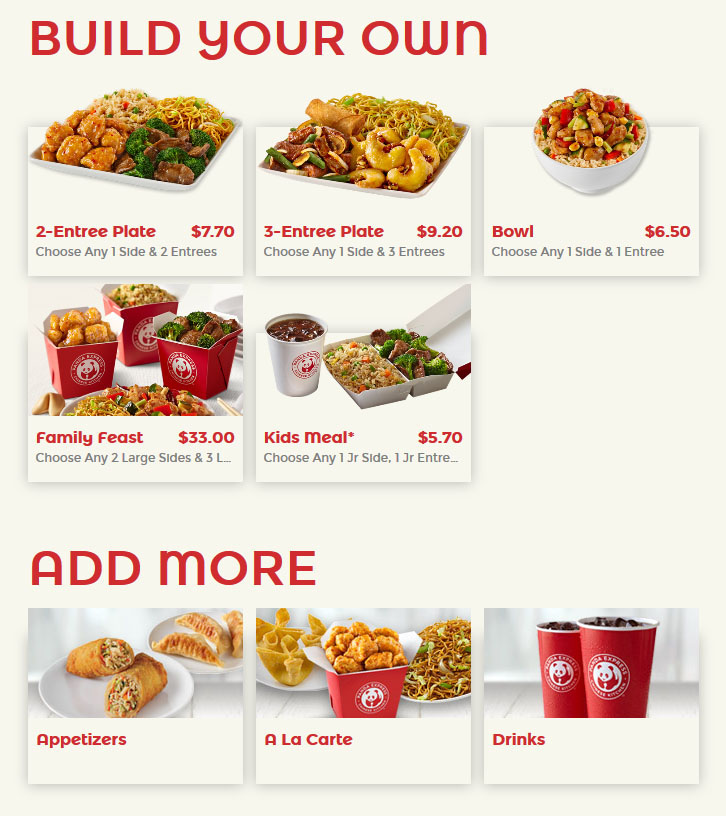 Panda Express Delivery Menu Order Online Lincoln NE CityWide